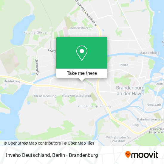 Карта Inveho Deutschland