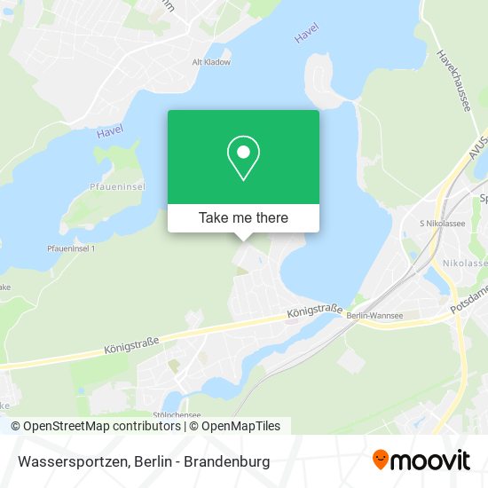 Wassersportzen map