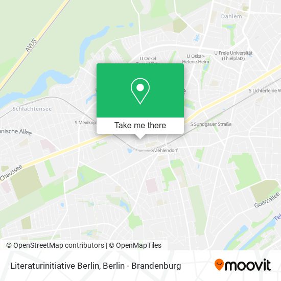 Карта Literaturinitiative Berlin