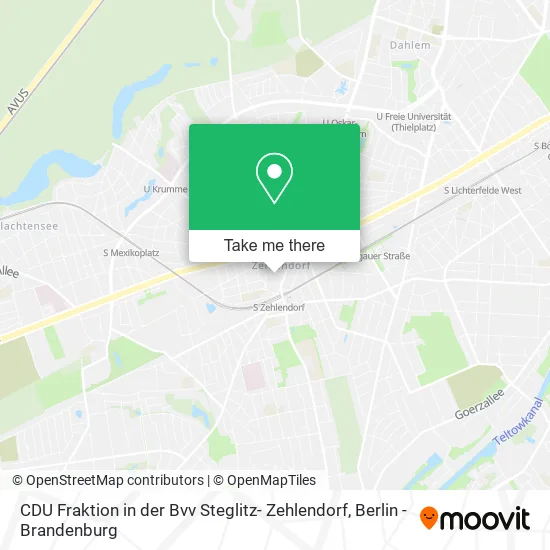 Карта CDU Fraktion in der Bvv Steglitz- Zehlendorf