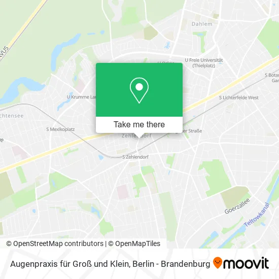 Карта Augenpraxis für Groß und Klein