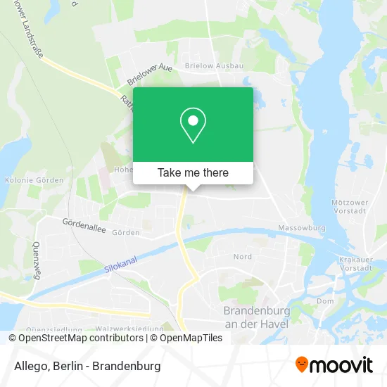 Карта Allego
