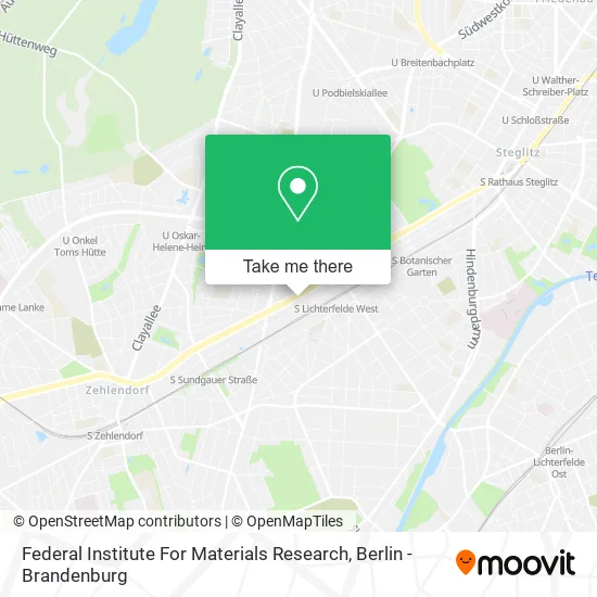 Карта Federal Institute For Materials Research