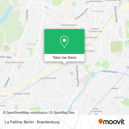 La Pallina map