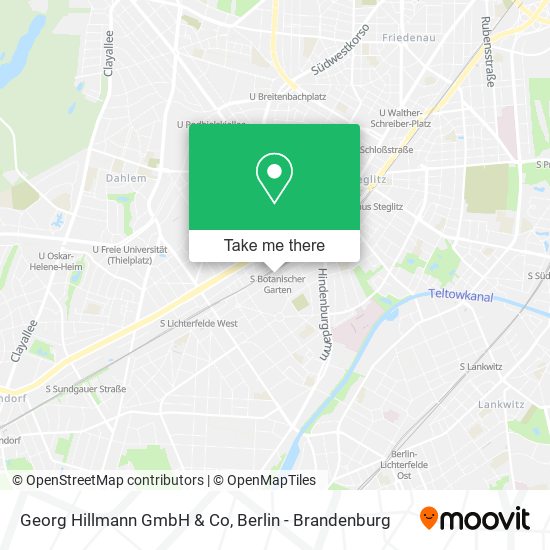 Georg Hillmann GmbH & Co map