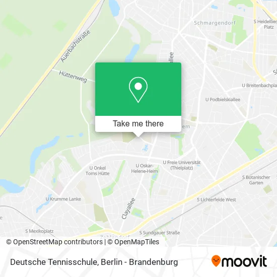 Карта Deutsche Tennisschule