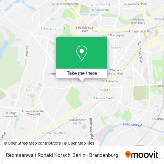 Rechtsanwalt Ronald Korsch map