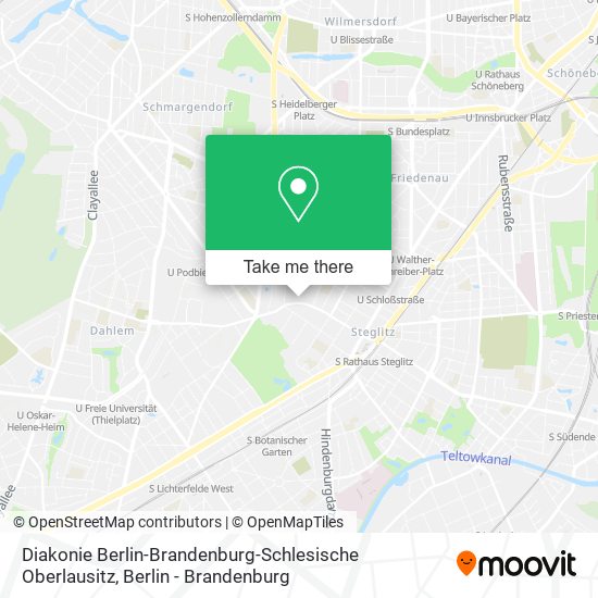 Карта Diakonie Berlin-Brandenburg-Schlesische Oberlausitz