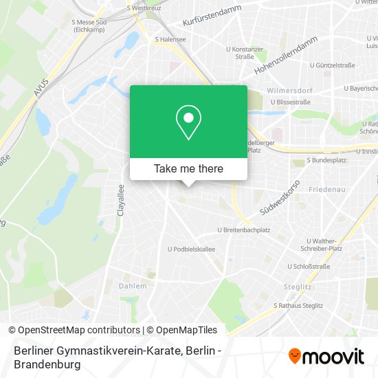 Berliner Gymnastikverein-Karate map