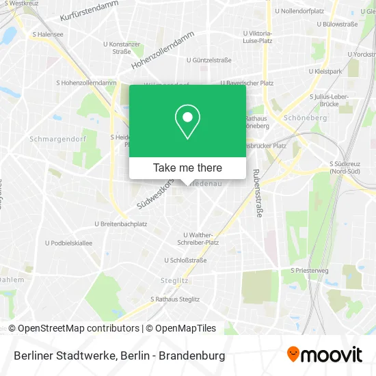 Карта Berliner Stadtwerke
