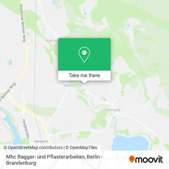 Карта Mhc Bagger- und Pflasterarbeiten