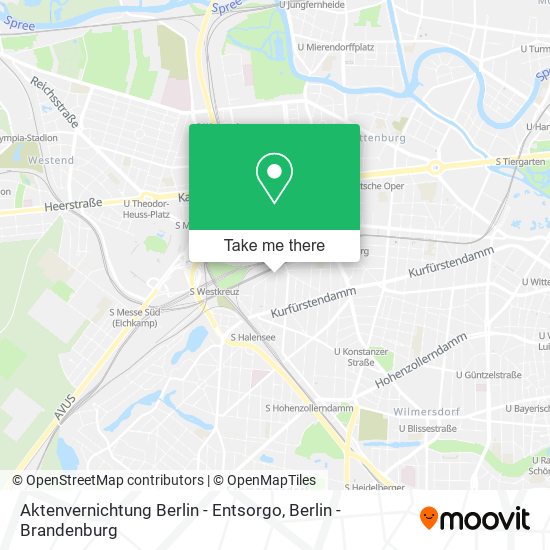 Aktenvernichtung Berlin - Entsorgo map