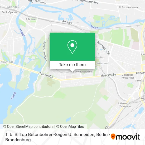 Карта T. b. S. Top Betonbohren-Sägen U. Schneiden