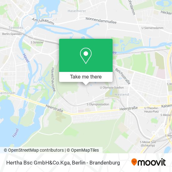 Hertha Bsc GmbH&Co.Kga map