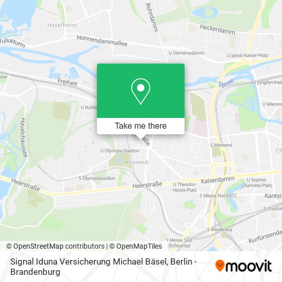 Карта Signal Iduna Versicherung Michael Bäsel