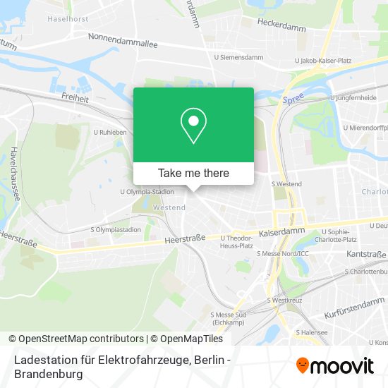 Ladestation für Elektrofahrzeuge map