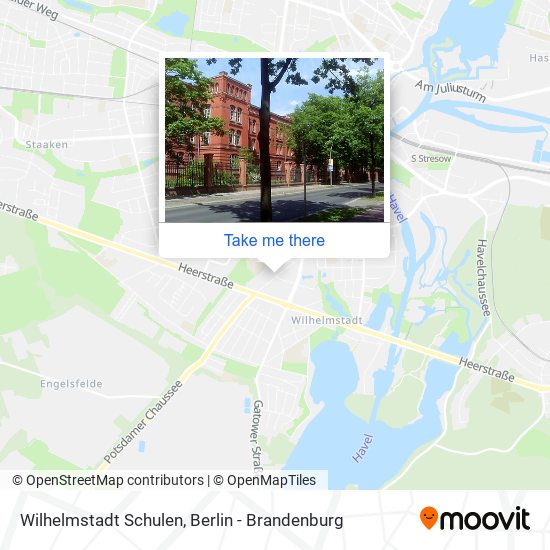 Карта Wilhelmstadt Schulen
