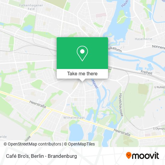 Café Bro's map
