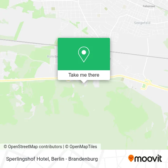 Sperlingshof Hotel map