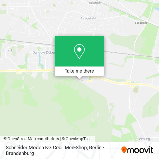 Карта Schneider Moden KG Cecil Men-Shop
