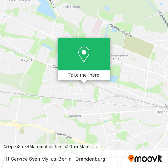 It-Service Sven Mylius map