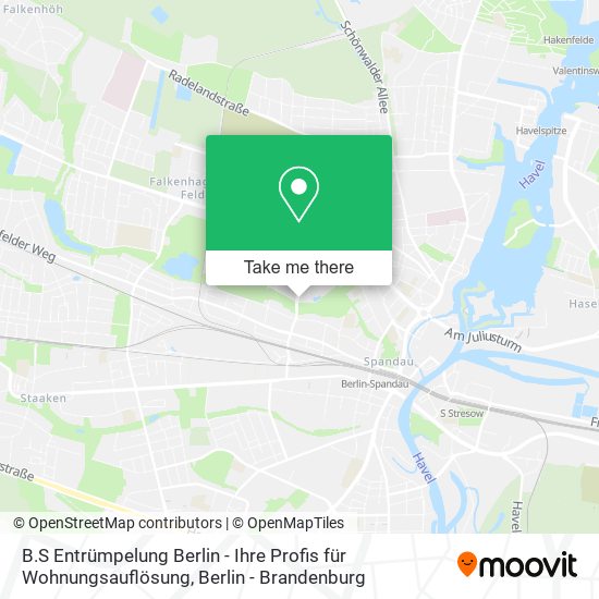 B.S Entrümpelung Berlin - Ihre Profis für Wohnungsauflösung map