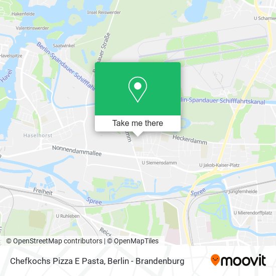 Chefkochs Pizza E Pasta map