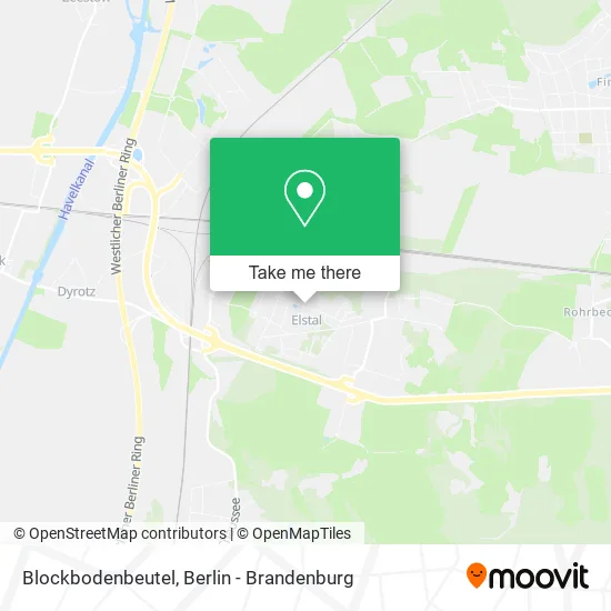 Карта Blockbodenbeutel