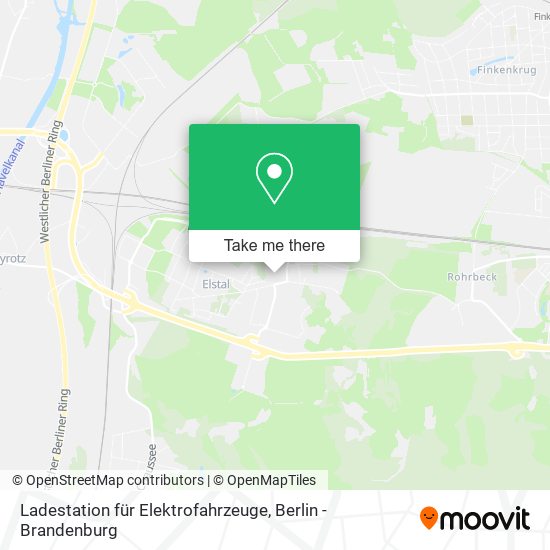 Карта Ladestation für Elektrofahrzeuge