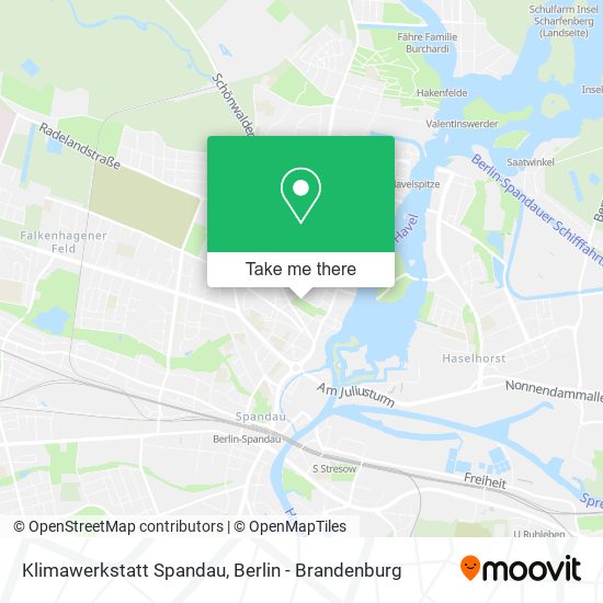 Klimawerkstatt Spandau map