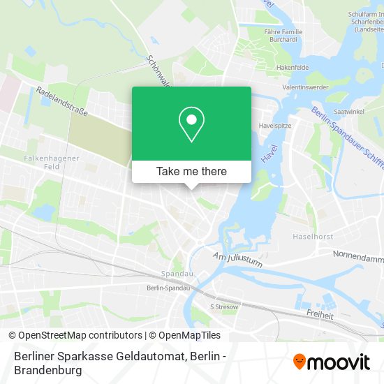 Berliner Sparkasse Geldautomat map