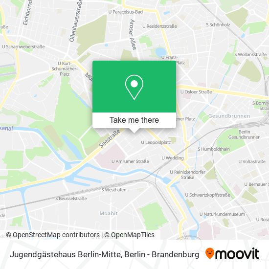 Jugendgästehaus Berlin-Mitte map