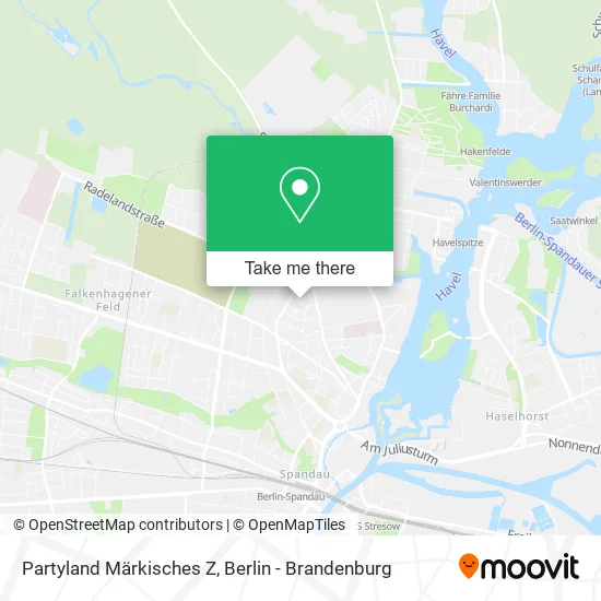 Карта Partyland Märkisches Z