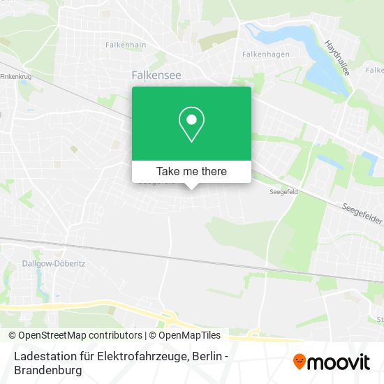 Карта Ladestation für Elektrofahrzeuge