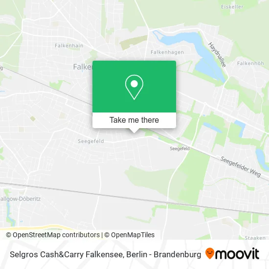 Карта Selgros Cash&Carry Falkensee