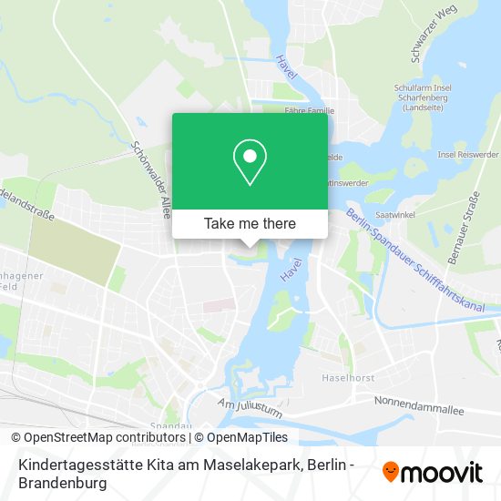 Карта Kindertagesstätte Kita am Maselakepark