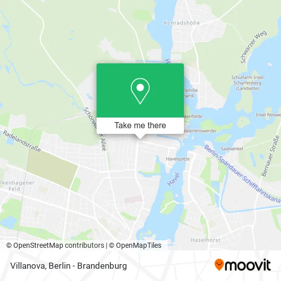 Карта Villanova
