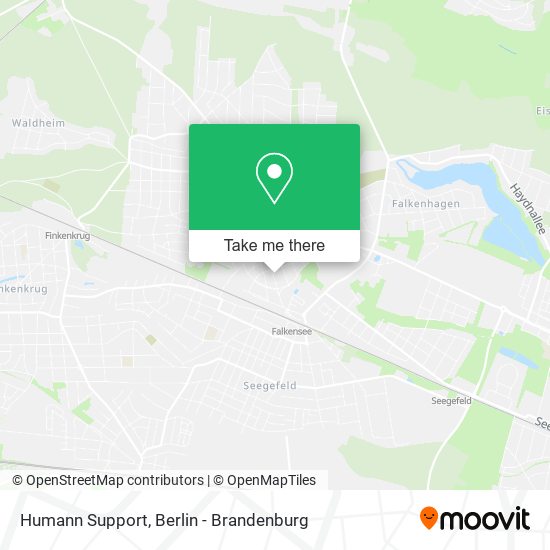 Humann Support map
