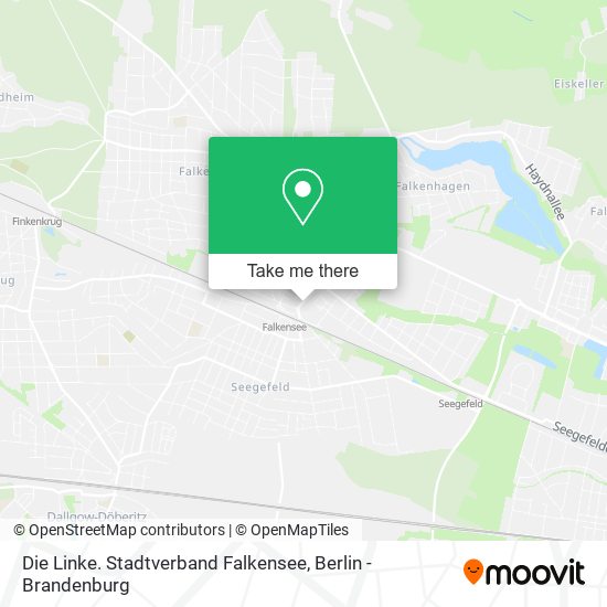 Die Linke. Stadtverband Falkensee map