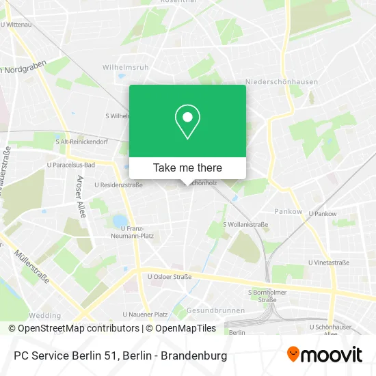 Карта PC Service Berlin 51