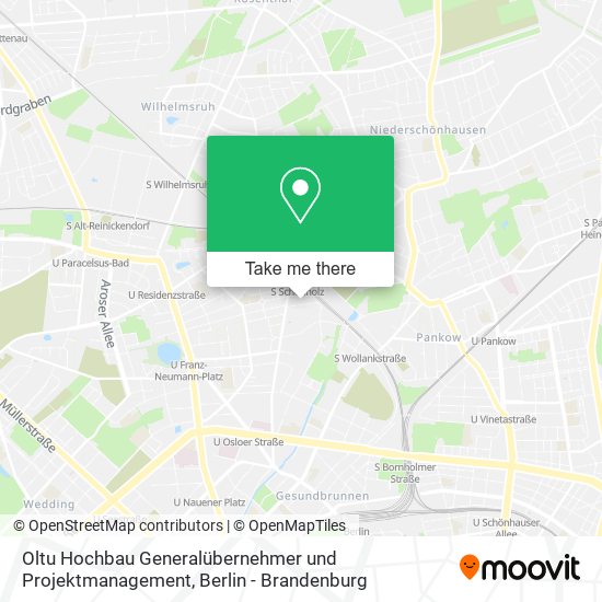 Oltu Hochbau Generalübernehmer und Projektmanagement map