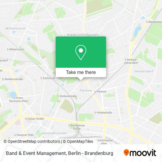 Band & Event Management map