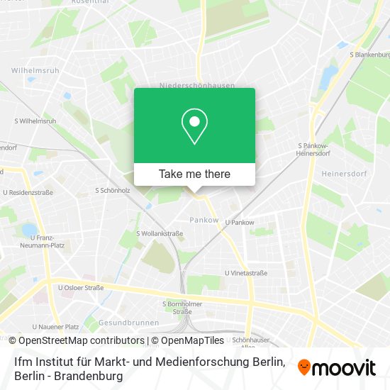 Карта Ifm Institut für Markt- und Medienforschung Berlin