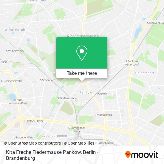 Карта Kita Freche Fledermäuse Pankow