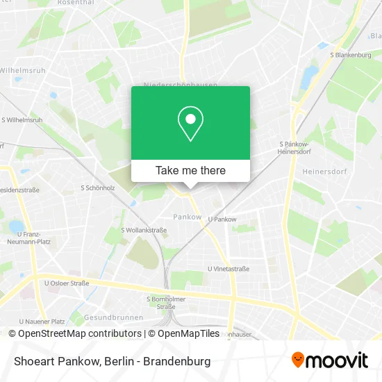 Карта Shoeart Pankow