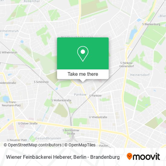 Карта Wiener Feinbäckerei Heberer