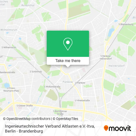 Карта Ingenieurtechnischer Verband Altlasten e.V.-Itva