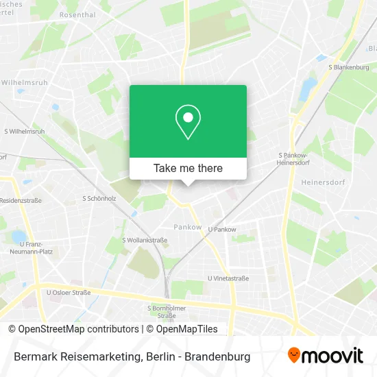 Bermark Reisemarketing map