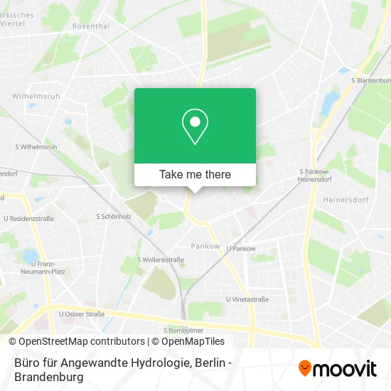 Карта Büro für Angewandte Hydrologie