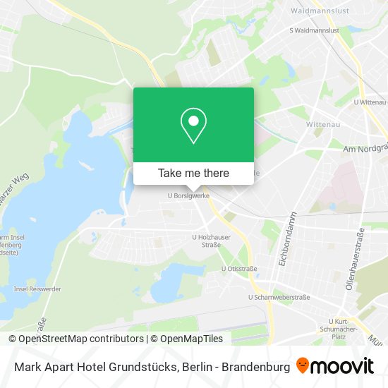 Mark Apart Hotel Grundstücks map